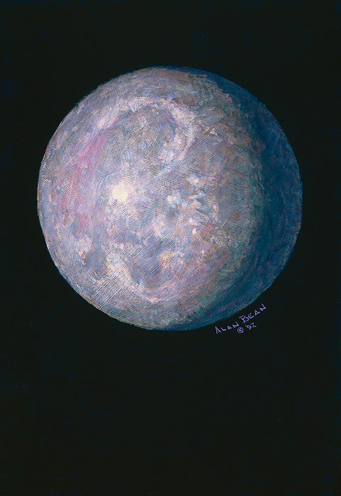 monet ́s moon by alan bean