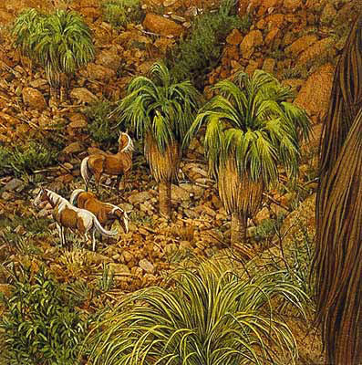 West Fork Pintos Bev Doolittle