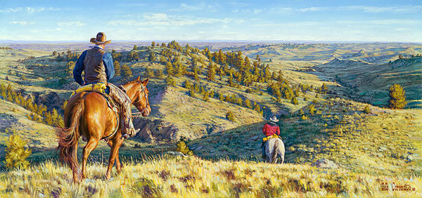 "Head five miles that way,...and then go five miles that way,...’bring back every critter ya find!"