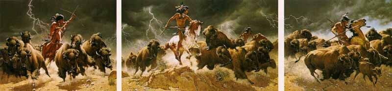 FLASHES OF LIGHTNING THUNDER OF HOOVES