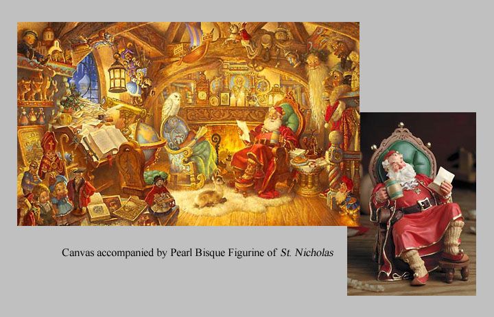 St. Nicholas in His Study