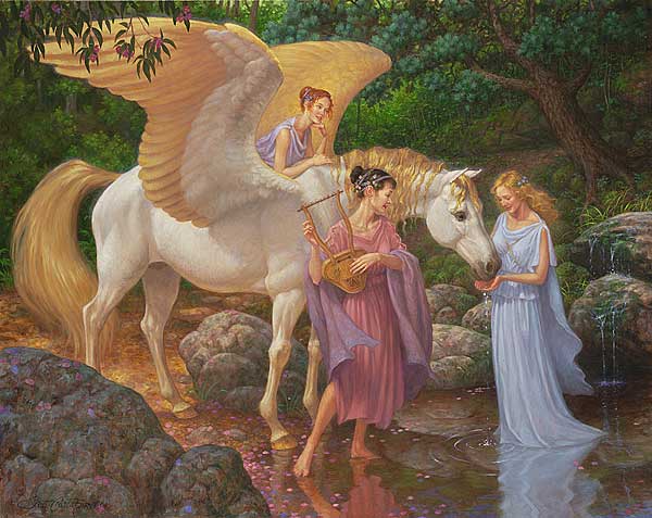 Pegasus and the Muses