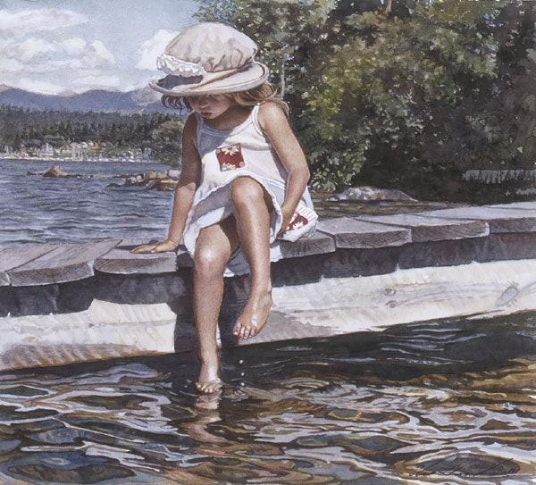 Getting Her Feet Wet