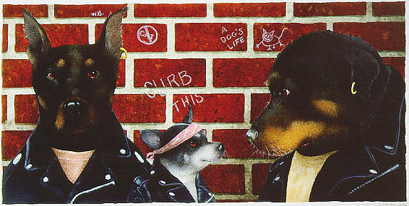 the bad doggies...