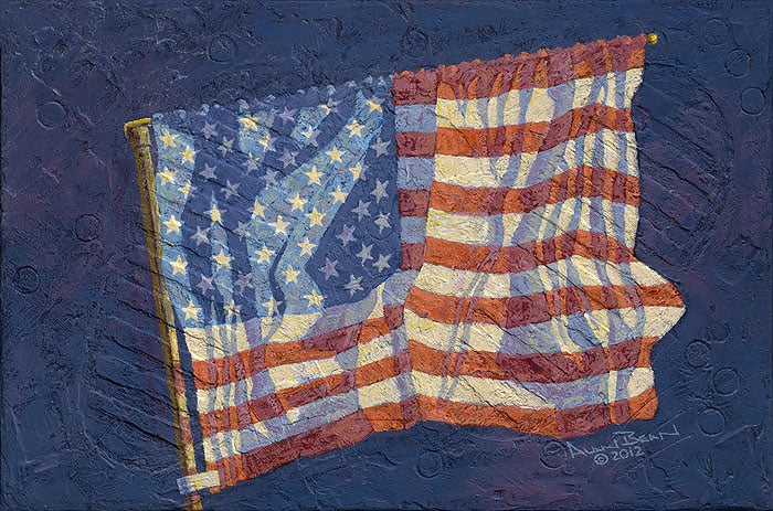 First Flag By Alan Bean