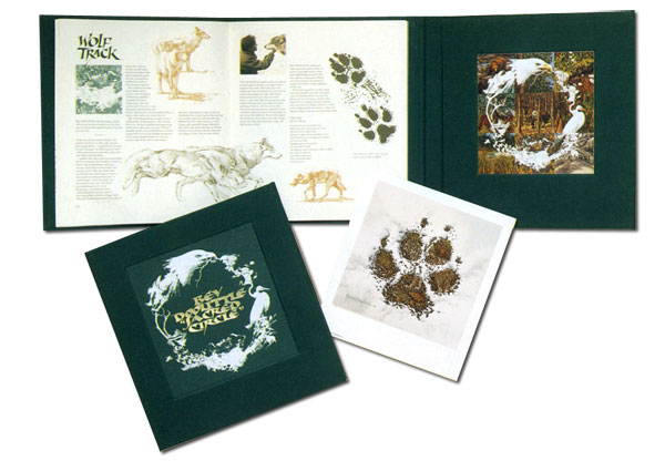 THE SACRED CIRCLE CHAPBOOK W/ WALK SOFTLY Bev Doolittle