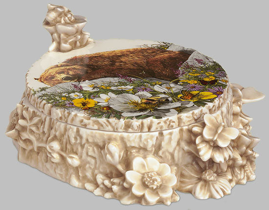 bugged bear box by Bev Doolittle