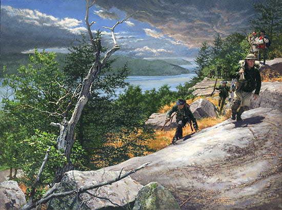 Rogers Rangers toward Ticonderoga 1759