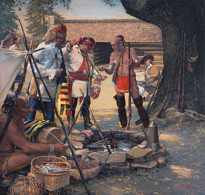 The Ceremonial Pipe & Artist Benjamin West