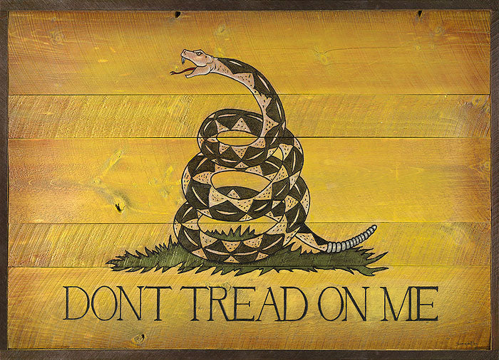 "Dont Tread On Me": Barn Door