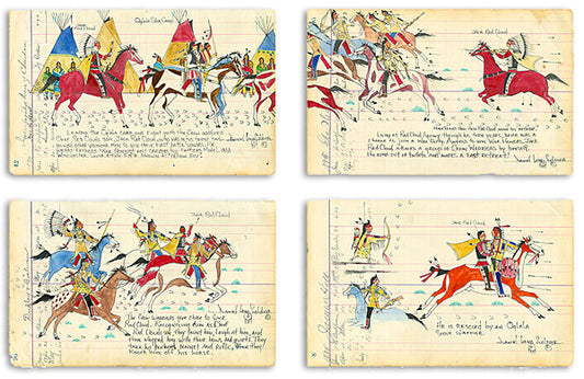 The Story of Jack Red Cloud (Suite of 4)