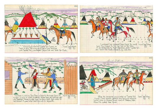 The Betrayal of Crazy Horse (Suite of 4)