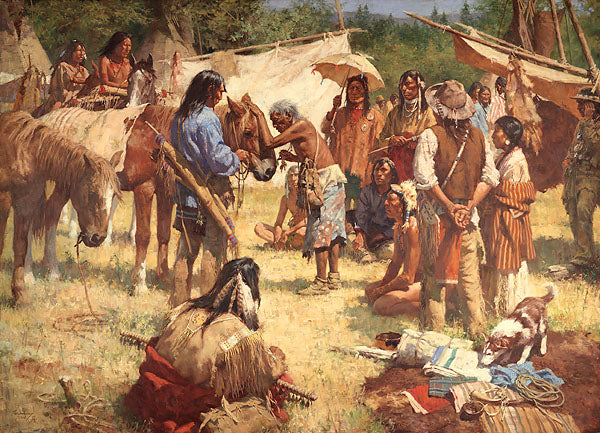 The Horse Doctor and His Medicine Bag at Rendezvous