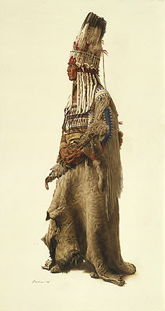 BLACKFOOT CEREMONIAL HEADDRESS