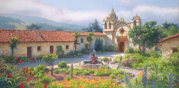 Little Old Mission by the Sea, Circa 1940