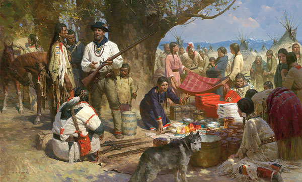 Trading with the Blackfeet