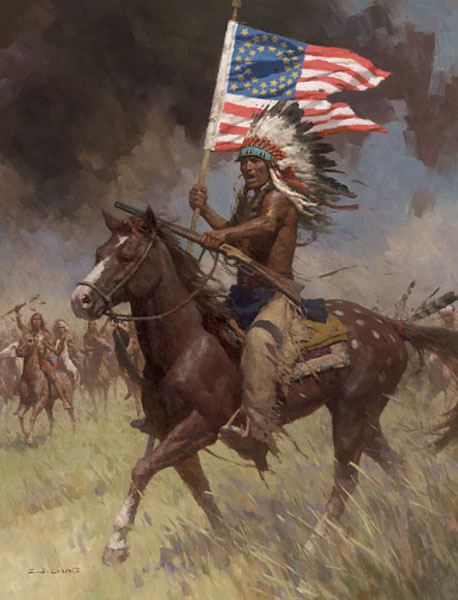 Lakota Warriors, Little Big Horn, June 25, 1876