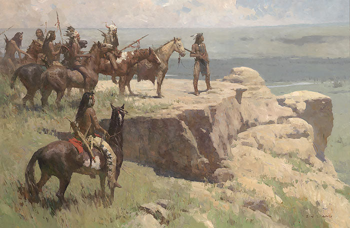 Overlooking Two Medicine River, 1806