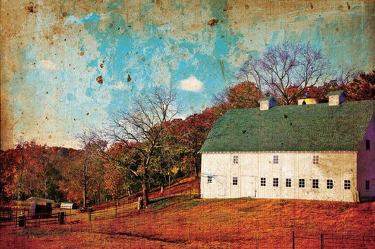White Barn in the Ozarks