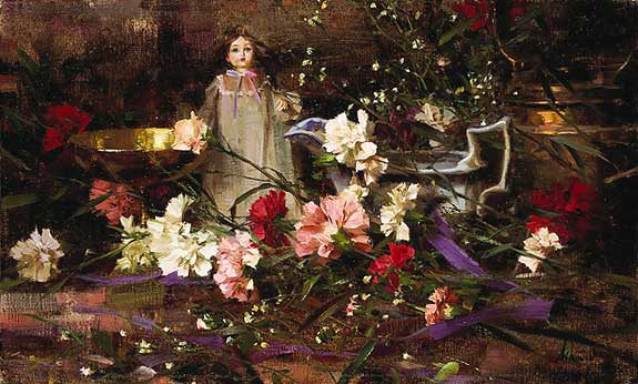Carnations and Gold