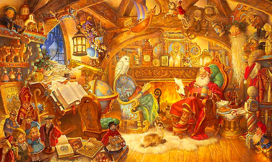 St. Nicholas in His Study