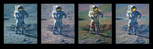 Apollo Moonscape, An Explorer Artist´s Vision By Alan Bean