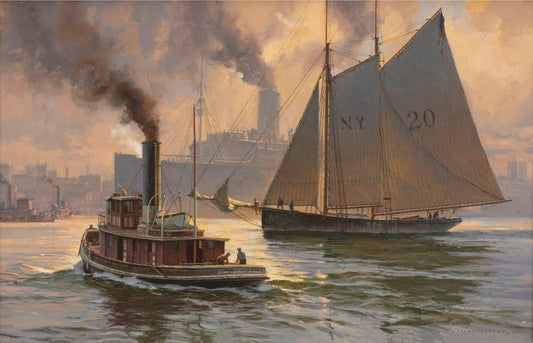 Sail and Steam on The East River