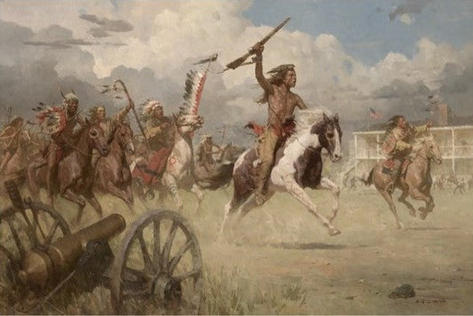 The Charge of Crazy Horse on Fort Laramie, 1864