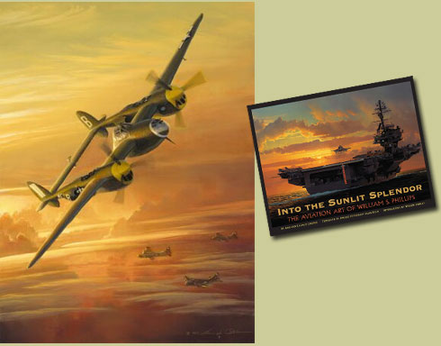 Into the Sunlit Splendor: Aviation Art of William S. Phillips with "Lightning from the Sun"