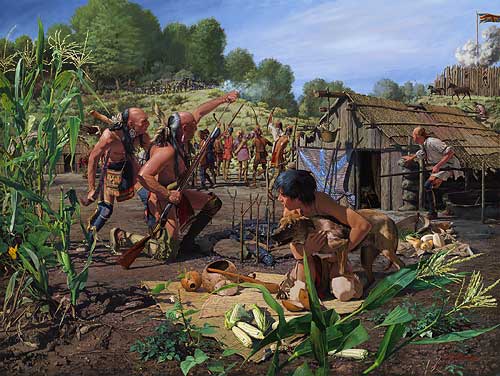 August 8 1780: Engaging the Shawnee Village