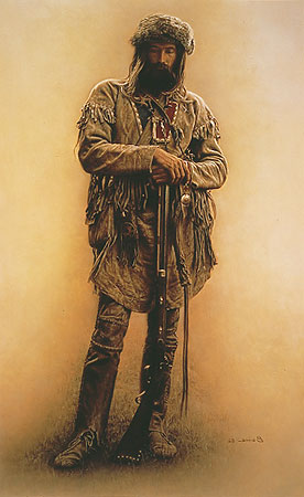 MOUNTAIN MAN WITH RIFLE