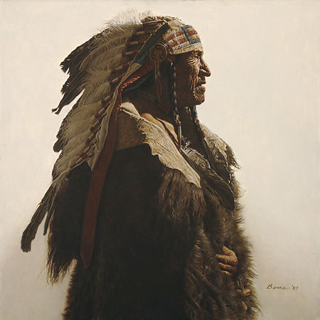 CROW INDIAN FROM LODGE GRASS