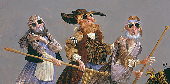 The Blind Leading the Blind Artist's Proof