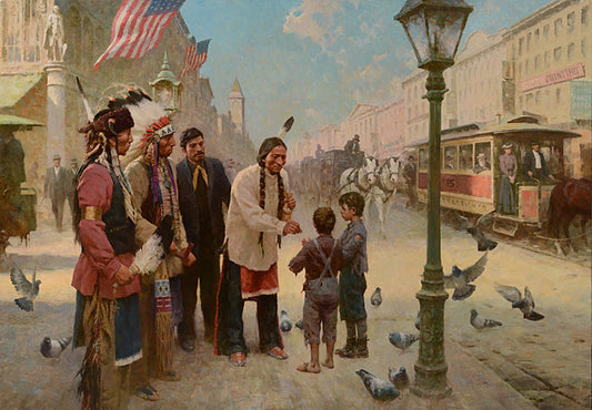 Sitting Bull's Kindness, Philadelphia, 1885