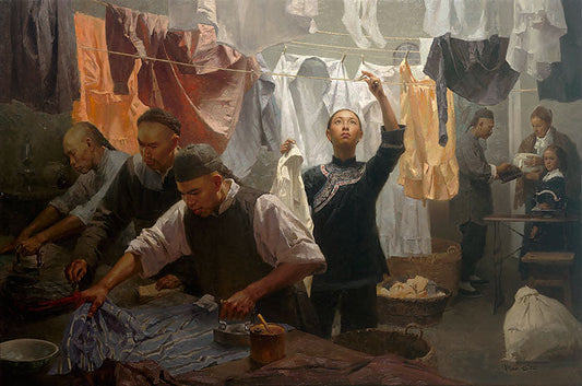 Chinese Family Laundry, 1880