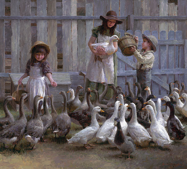 Feeding the Geese