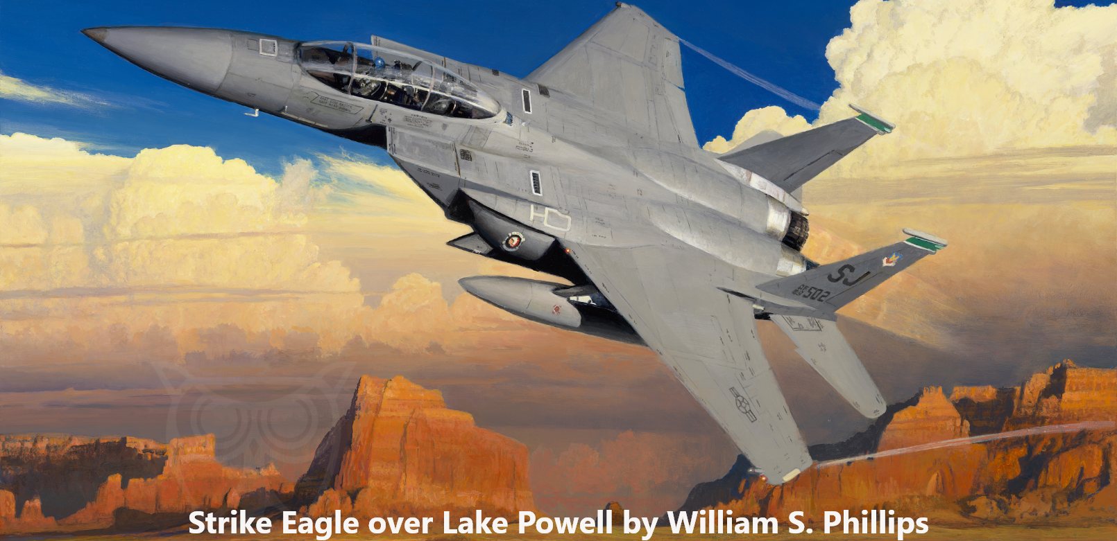 strike-eagle-over-lake-powell